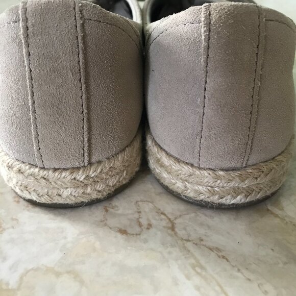 Clark's Collection Sz 8.5 Azella Jazlynn Natural Suede and Jute Sneaker - Picture 8 of 13